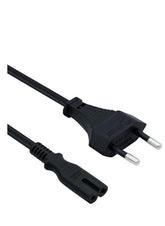 1M 2-Pin Euro Plug C7 Power Cable – Compatible with Samsung, LG, Philips, Sony TVs & Consoles